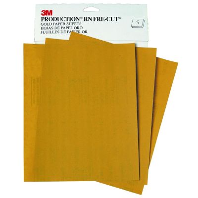 MMM2541 image(0) - 3M PAPER SHEETS RESINITE GOLD 9"X11" P320 50/SL