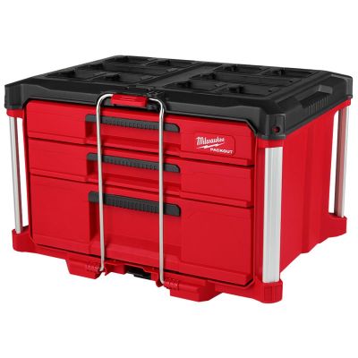 MLW48-22-8447 image(0) - Milwaukee Tool PACKOUT Multi-Depth 3-Drawer Tool Box