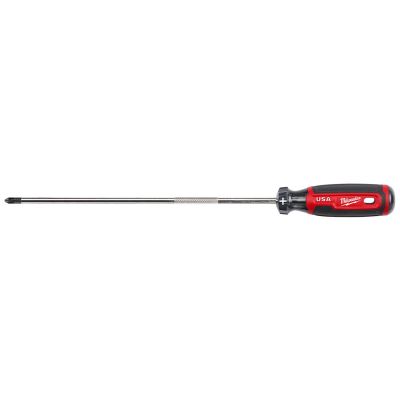 MLWMT204 image(0) - Milwaukee Tool #2 Phillips 10" Cushion Grip Screwdriver (USA)