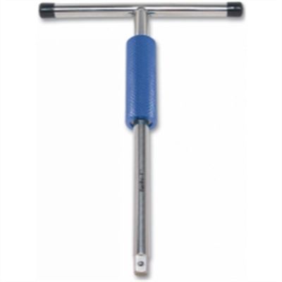 VIMTT500 image(0) - VIM Tools 1/2 Inch Turbo T, Speed T Handle Wrench, Stainless Steel with Blue Handle