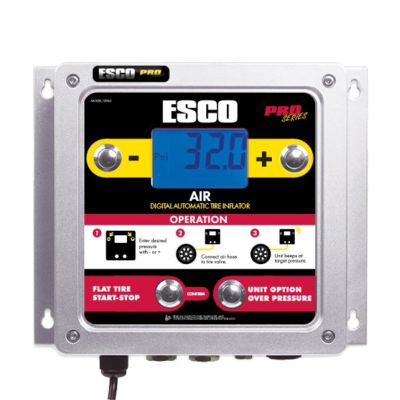 ESC10965 image(0) - ESCO Digital Wall Mounted Tire Inflator - Aluminum