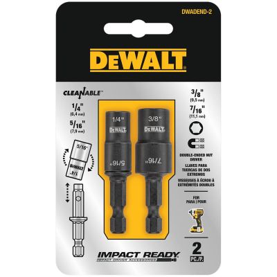 DWTDWADEND-2 image(0) - DeWalt DEWALT 2PC REVERSIBLE NUT DRIVER SET