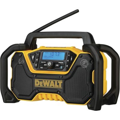 DWTDCR028 image(0) - DeWalt  12V/20V MAX* Portable Radio, Bluetooth, Cordless, Jobsite, Tool Only