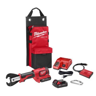 MLW2678-22 image(0) - M18 FORCE LOGIC 6T Utility Crimper Kit with D3 Grooves "Snub Nose"