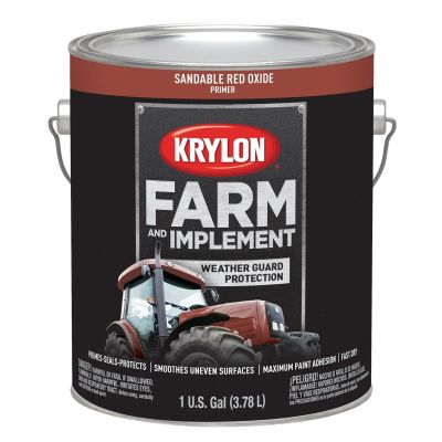 DUP1982 image(0) - Krylon Sandable Red Oxide Primer 128 oz. Gal