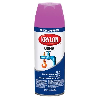 DUP1929 image(0) - Krylon OSHA Color Paints Safety Purple 12 oz.