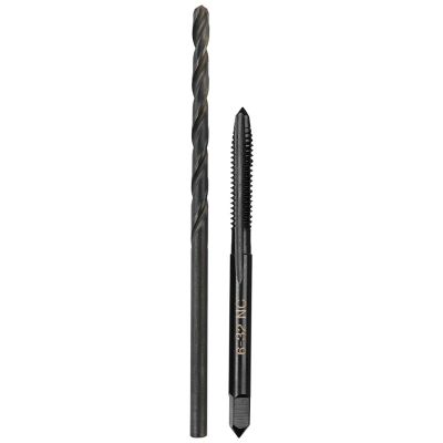 MLW49-57-5515 image(0) - Milwaukee Tool 6-32 NC Straight Flute Plug Tap & #36 Drill Bit