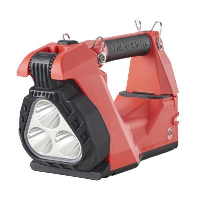 STL44361 image(0) - Streamlight Vulcan Clutch Rechargeable Lantern - 120V/100V AC/12V DC, includes quick release strap - Orange