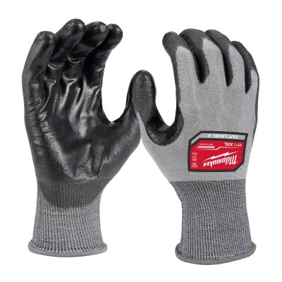 MLW48-73-8744B image(0) - Milwaukee Tool 12 Pair Cut Level 4 High Dexterity Polyurethane Dipped Gloves - XXL