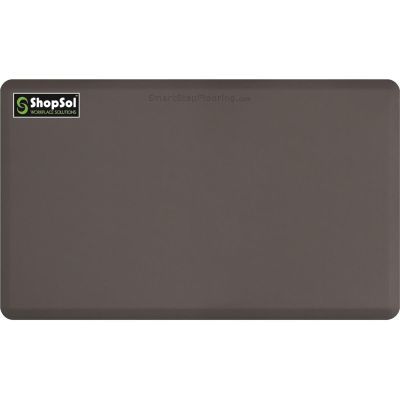 LDS1010656 image(0) - LDS (ShopSol) Anti-Fatigue Mat Supreme 5' x 3' Gray 53SSGRY