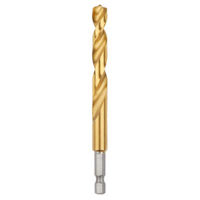 MLW48-89-4621 image(0) - Milwaukee Tool 3/8" SHOCKWAVE RED HELIX Titanium Drill Bit