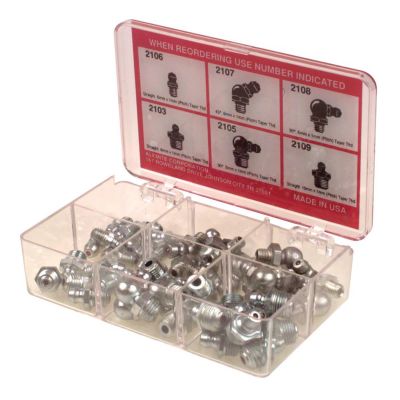 ALM2371 image(0) - Alemite 44 Piece Metric Fitting Assortment