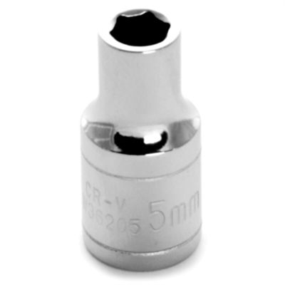 WLMW36205 image(0) - Wilmar Corp. / Performance Tool 1/4'' Dr 6pt Std. Socket 5mm