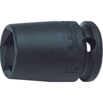 KKN135E-60B image(0) - Ko-ken USA 135E-60B 1/4 Hex Dr. Adaptor  1/2 Square Length 60mm Ball type