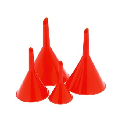 WLM1144 image(0) - Wilmar Corp. / Performance Tool 4 pc Plastic Funnels