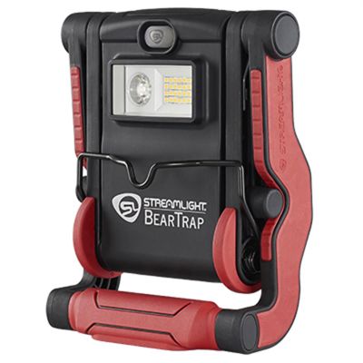 STL61520 image(0) - Streamlight BearTrap Multi-Function Rechargeable Work Light - Black/Red