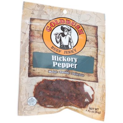 GRJ72140 image(0) - Gold Rush Jerky Hickory Peppered 2.85 oz. Beef Jerky - 12 Count (3 lbs.)