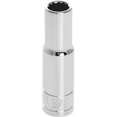 WLMW38612 image(0) - Wilmar Corp. / Performance Tool 3/8'' Dr 12pt Deep Socket 3/8"