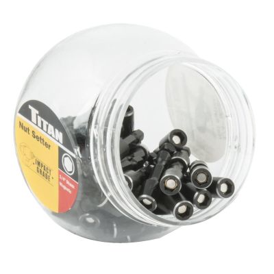 TIT16184-50 image(0) - TITAN 50PC 1/4" Magnetic Nut Setter Display