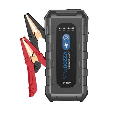 TOPV2200PLUS image(0) - Topdon V2200Plus - 2-in-1 2200 Peak Amp Jump Starter & Battery/System Tester