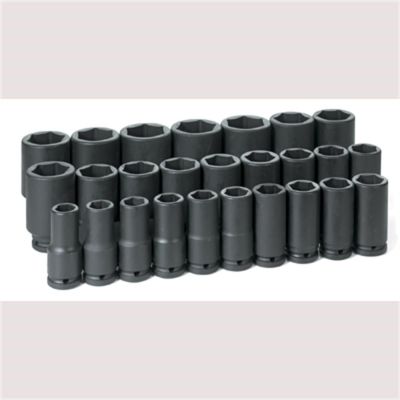 GRE8026MD image(0) - Grey Pneumatic 3/4 drive 26 pc metic set