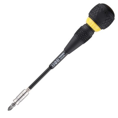 VES220MBH120 image(0) - Vessel Tools BALL GRIP Ratchet Interchangeable Screwdriver