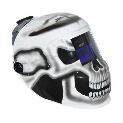 JCK47102 image(0) - Jackson Safety Jackson Safety - Welding Helmet - Auto Darkening - Nylon - 3.78" x 1.65" Viewing Area - Shade 10 Fixed ADF 1/1/1/1 - 370 Speed Dial Headgear - Gray Matter Graphics