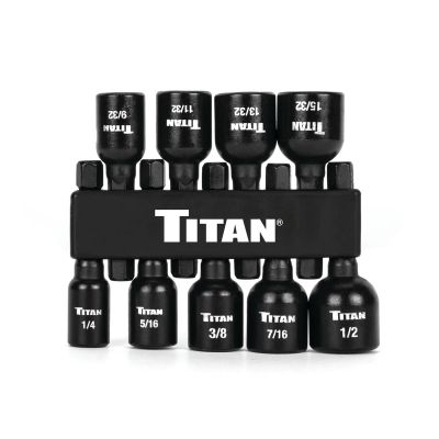 TIT16298 image(0) - Titan 9 pc. SAE Magnetic Nut Setter