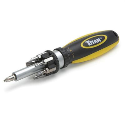 TIT11014 image(0) - TITAN HIGH TORQUE RATCHETING SCREWDRIVER