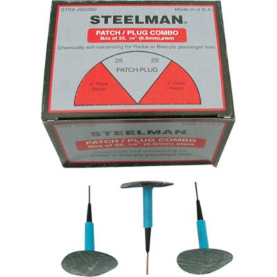 JSPJSG382 image(0) - J S Products (steelman) 1/4 PATCH PLUG COMBO