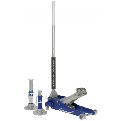 OTCLDJA2-SET image(0) - OTC 2 Ton Aluminum Jack and Stand Set