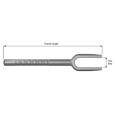 AJXA528 image(0) - Ajax Tool Works Hand Fork Tool