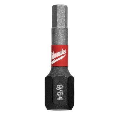 MLW48-32-4705 image(0) - Milwaukee Tool SHOCKWAVE Impact Hex 9/64" Insert Bits (Bulk 25)