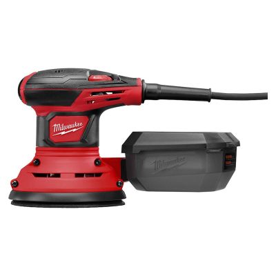 MLW6034-21 image(0) - Milwaukee Tool 5" Corded Random Orbit Palm Sander (7,000-12,000 Opm) Bag Kit