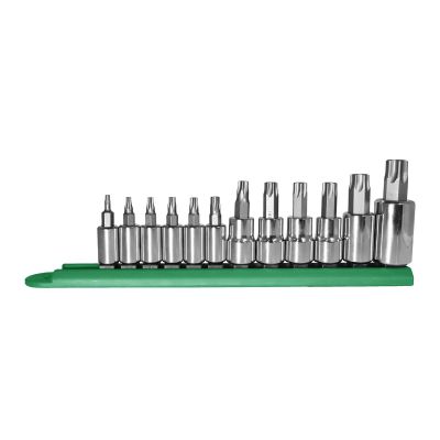 MAY16013 image(0) - Mayhew 12 PC TORX SOCKET BIT SET