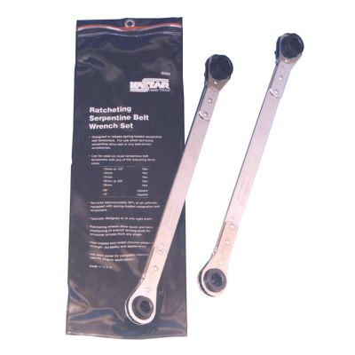 KAS8584 image(0) - Lang Tools (Kastar) WRE SET RATCHETING SERPENTINE BELT 2PC