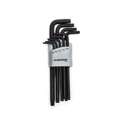 KDT83522 image(0) - GearWrench 9PC TORX LONG ARM HEX KEY SET