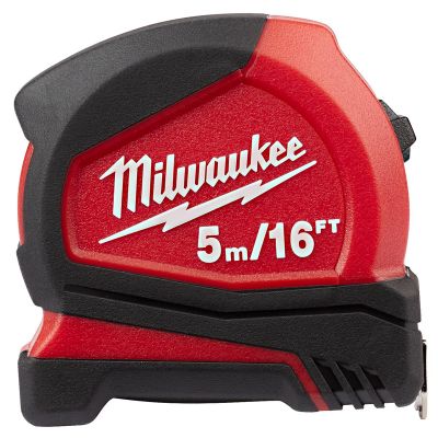 MLW48-22-6617 image(0) - Milwaukee Tool 5m/16ft Compact Tape Measure