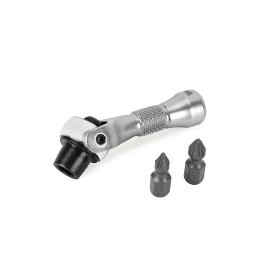 TIT11331 image(0) - Titan 1/4 in. Drive Nano Ratcheting Swivel Bit Driver