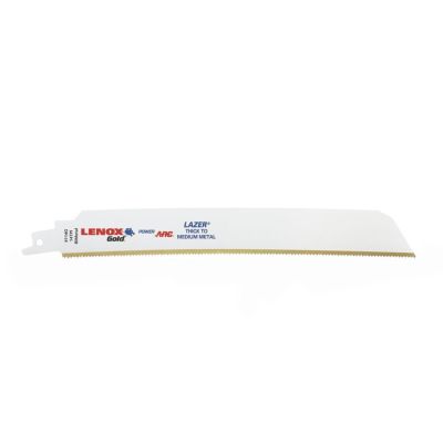 LEX21098 image(0) - Lenox Tools Reciprocating Saw Blades, 9114GR, Gold Bi-Metal