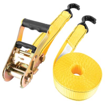 WLMW1826 image(0) - Wilmar Corp. / Performance Tool Secure XSD 2pk 1-1/2" x 15' Tie Downs