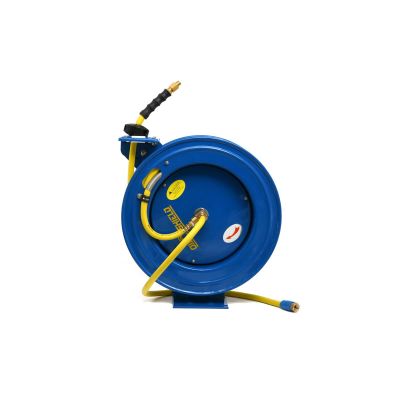 BLBOSHR3875 image(0) - 3/8 x 75 FT AIR HOSE REEL YELLOW