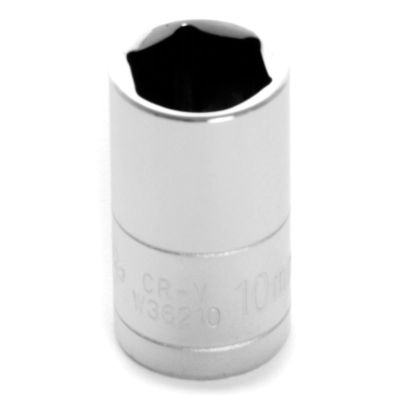 WLMW36210 image(0) - Wilmar Corp. / Performance Tool 1/4'' Dr 6pt Std. Socket 10mm