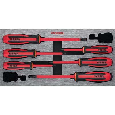 VES9606EVA image(0) - Vessel Tools No.960 Megadora Insulated Screwdriver 6pcs set EVA