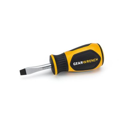 KDT80012H image(0) - GearWrench 1/4" x 1-1/2" Slotted Dual Material Screwdriver