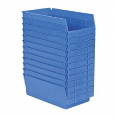 MRO89827117 image(0) - Msc Industrial Supply 6-5/8" Wide x 11-5/8" Deep x 4" High Hopper Shelf Bin