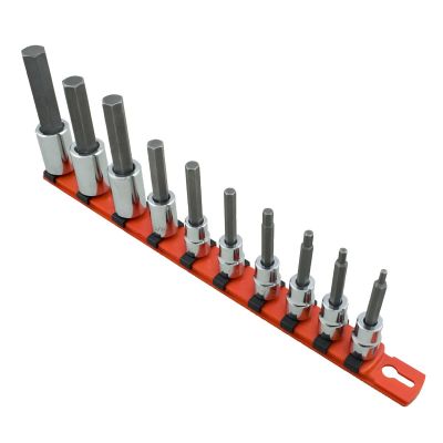 MRTBC10K image(0) - Martin Tools SKT SET 3/8&1/2 HEX BIT 10PC