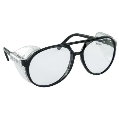 SAS5125 image(0) - SAS Safety Classic Style Safe Glasses, Black Frame w/ Clear Lens