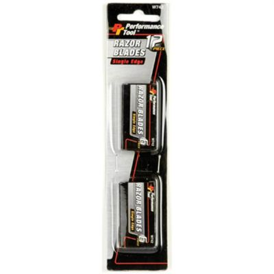 WLMW742 image(0) - Wilmar Corp. / Performance Tool 12 Pc Single Edge Razor Blade