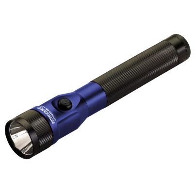 STL75615 image(0) - Streamlight Stinger DS LED Bright Rechargeable Flashlight with Dual Switches - Blue